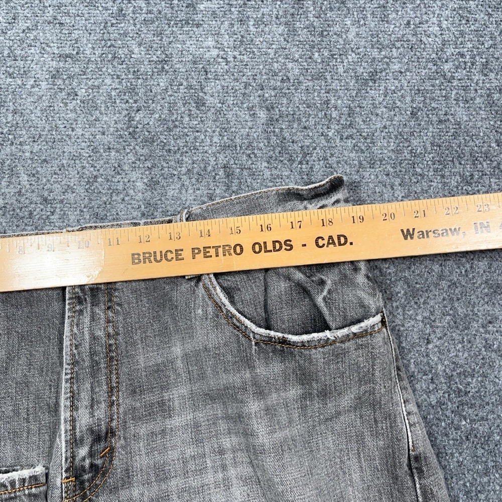Levis 559 Relaxed Straight Jeans Mens 38x34 Black Y2K Tag Faded Baggy Skater - Picture 9 of 13